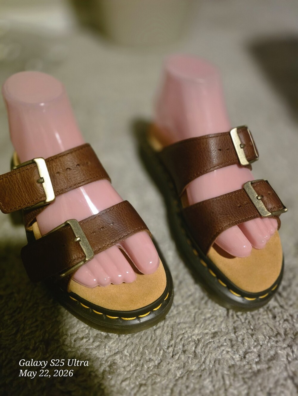 Dr. Martens Brown Leather Sandals